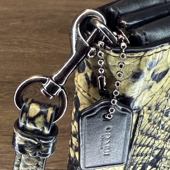 Coach Swagger Embossed Python Clutch - Picture 9 of 16